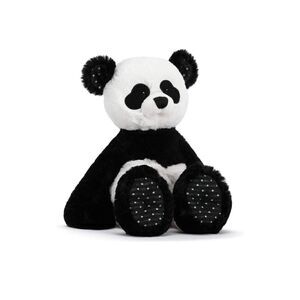 DEMDACO Pita The Panda Black and White 13 inch Children's Plush Stuffed Animal T